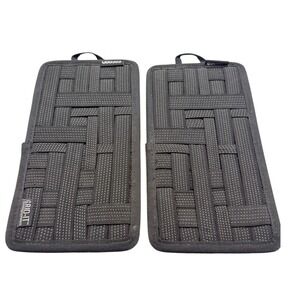 Cocoon GRID-IT Tech Organizer Set 2 Black Elastic Strap Cable Management Travel